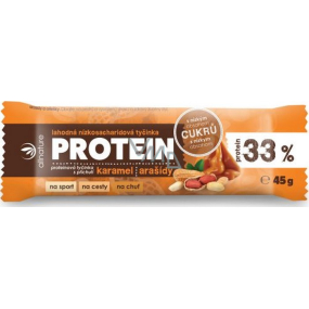 Allnature Low Carbohydrate Protein Riegel 33% Karamell und Erdnuss 45 g