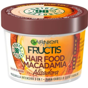 Garnier Fructis Macadamia Hair Food Glättungsmaske für trockenes und widerspenstiges Haar 390 ml