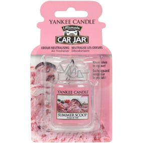 Yankee Candle Summer Scoop - Eine Kugel Sommer-Eiscreme-duftendes Autoetikett 30 g