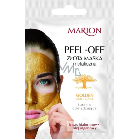 Marion Golden Skin Care Peel-Off verjüngende goldene Metallic-Peeling-Maske 6 g