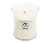 WoodWick Island Coconut - Island Coconut Duftkerze mit Holzdocht und Deckel Glas mittel 275 g