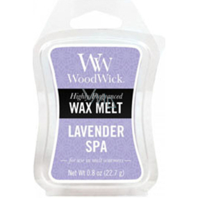 WoodWick Lavender Spa - Lavendelbad duftendes Wachs für Aromalampen 22,7 g