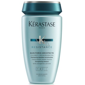 Kérastase Resistance Bain Force Architecte Shampoo mit stärkender Wirkung für geschwächtes und leicht geschädigtes Haar 250 ml
