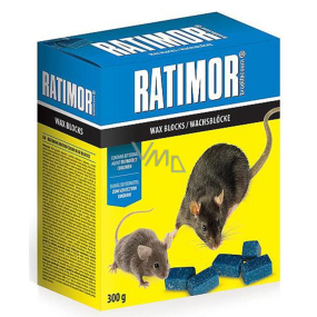Ratimor-Paraffin blockiert Gift zur Ausrottung von Nagetieren mit hoher Feuchtigkeitsbeständigkeit 300 g