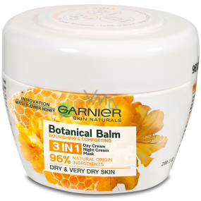 Garnier Skin Naturals Botanischer Balsam Honig 3in1 Multifunktions-Gesichtscreme für trockene und sehr trockene Haut 150 ml