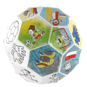 Monumi Faltbares Fußballpuzzle für Kinder ab 5 Jahren Größe: 78,5 cm