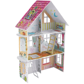 Monumi House XXL ul. Wiosenna 14 Puzzle für Kinder ab 5 Jahren Höhe 50 x 68 x 21,5 cm