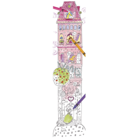 Monumi Fröhliches Meter Tower Puzzle für Kinder ab 5 Jahren 160 x 40 cm