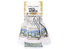 Yankee Candle Clean Cotton - Baumwolle Oldtimer-Tag-Papier-Set 3 Stück x 12 g