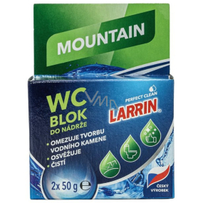 Larrin Wc Mountain Fresh 3in1 Block blau 2 x 50 g