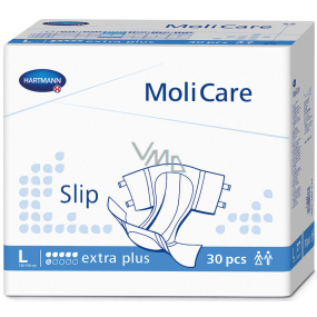 MoliCare Slip Extra Plus L 120-150 cm 6 Tropfen selbstklebendes Windelhöschen bei schwerer Inkontinenz 30 Stück
