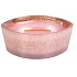 WoodWick Mercury Pink Rose - Zarte rosa Rosenduftkerze mit breitem Docht und Glasdeckel 453 g