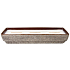 WoodWick Fireplace Fireside - Kamin Duftkerze Keramik Medium Soja Wachs 3 Dochte 43 x 14 x 7 cm