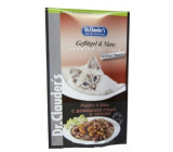 Dr. Clauders Nieren- und Geflügelfleisch in Sauce mit Fleischstücken für Katzen in der Tasche 100 g