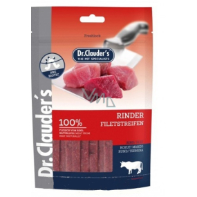Dr. Clauders Getrocknete Rindfleischbänder für Hunde 80 g