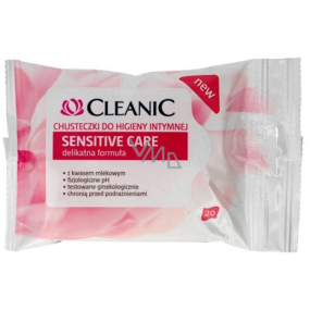 Cleanic Sensitive Pflegetücher für die Intimhygiene mit Milchsäure 20 Stk