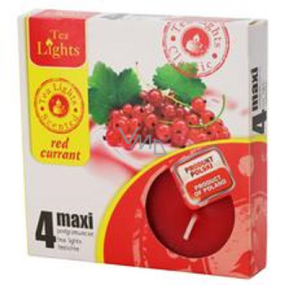 Teelichter Rote Johannisbeere duftende Teelichter Maxi 4 Stück