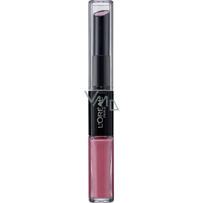 Loreal Infaillible Reno 24h lang anhaltender Lippenstift und Lipgloss 2in1 125 Born to Blush 5 ml