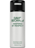 David Beckham Inspiriert von Respect Deodorant Spray für Männer 150 ml