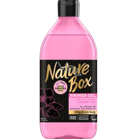 Nature Box Mandeln Vitamin Antioxidans Duschgel mit 100% kaltgepresstem Mandelöl, geeignet für Veganer 385 ml