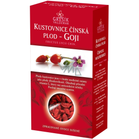Grešík Goji Chinesische Stachelbeer-Trockenfrüchte gegen Blutdruck, Kopfschmerzen, Müdigkeit, Leber und Nieren, Immunität 100 g