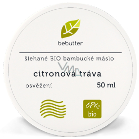 Aromatica Bebutter Bio Zitronengras geschlagene Sheabutter für müde Muskeln 50 ml