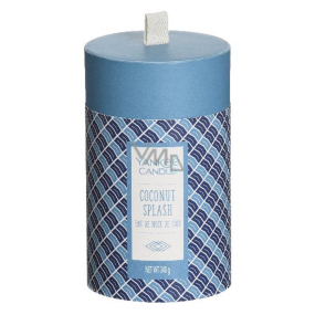 Yankee Candle Coconut Splash - Duftkerze mit Kokosnuss-Erfrischung Wanderlust Decor Medium 340 g