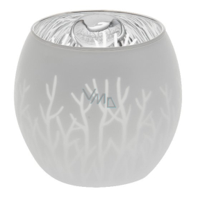 Yankee Candle Forest Glow Votivkerzenhalter Milchglas, verspiegeltes Interieur für Schattenspiel 80 x 88 mm
