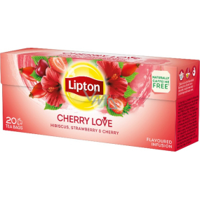 Lipton Cherry Love Tee mit Fruchtkräutergeschmack 20 Aufgussbeutel 36 g
