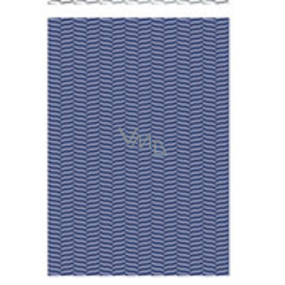 Ditipo Geschenkpapier 70 x 200 cm Trendige Farben grau-blau