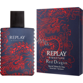 Replay Signature Red Dragon Eau de Toilette für Männer 30 ml