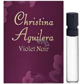 Christina Aguilera Violet Noir parfümiertes Wasser für Frauen 1,5 ml mit Spray, Fläschchen