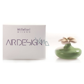 Millefiori Milano Air Design Diffusor Blumenbehälter zum Duften von Duft mit porösem Top Small Green