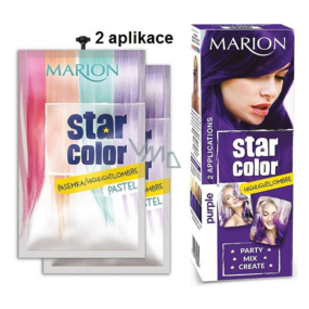 Marion Star Color waschbare Haarfarbe Lila - Lila 2 x 35 ml