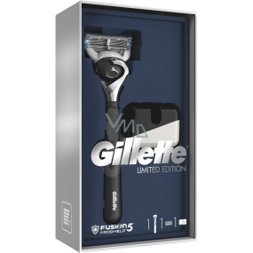 Gillette Fusion5 ProShield Rasierer mit schwarzem Griff + Rasierständer, Kosmetikset, für Herren