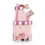 Baylis & Harding Pink Collection Erdbeer-Cupcake-Seife 100 ml + Himbeer-Panna-Cotta-Duschcreme 100 ml + Käsekuchen-Körperlotion 50 ml + Zuckermandel-Handcreme 50 ml + Zuckermandel-Badekristalle 25 g + Massageschwamm, Kosmetikset