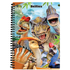 Prime3D Notebook A5 - Dino Selfie 14,8 x 21 cm