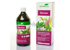 Aromatica Stevian Sirup Stevia mit Süßstoff aus der Stevia-Pflanze stärkt die oberen Atemwege und erleichtert das Husten 210 ml