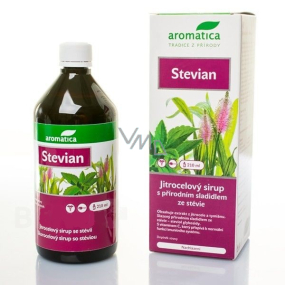 Aromatica Stevian Sirup Stevia mit Süßstoff aus der Stevia-Pflanze stärkt die oberen Atemwege und erleichtert das Husten 210 ml