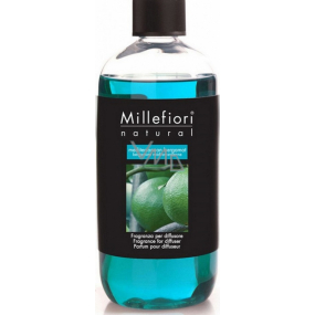Millefiori Milano Natural Mediterrane Bergamotte - Mediterrane Bergamotte Diffusorfüllung für Räucherstäbchen 250 ml