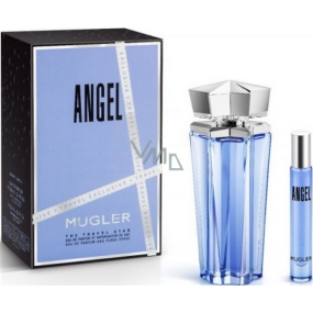 Thierry Mugler Angel Parfümwasser nachfüllbare Flasche für Frauen 100 ml + Parfümwasser 7,5 ml, Geschenkset