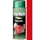 Color Works Metallic 918582 roter metallischer Acryllack 400 ml