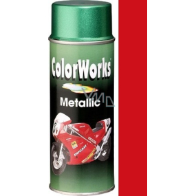 Color Works Metallic 918582 roter metallischer Acryllack 400 ml