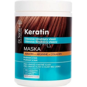 DR. Santé Keratin Haarmaske für zerbrechliches, sprödes Haar ohne Glanz 1 l