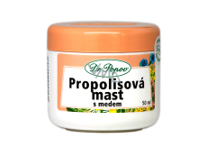 Dr. Popov Propolis Salbe mit Honig für rissige Haut, Narben, Falten, Hautprobleme, Sonnenlicht 50 ml