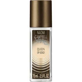 Naomi Campbell Queen of Gold parfümiertes Deodorantglas für Frauen 75 ml Tester