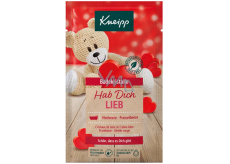 Kneipp ich liebe dich! Badesalz mit natürlichem Himbeer-Extrakt und pflegendem Cranberry-Öl zeigt Ihre Liebe 60 g