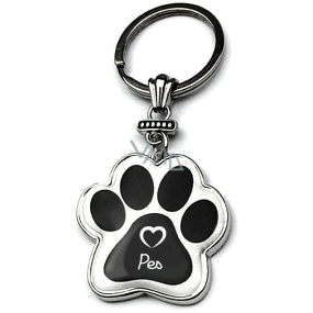 Nekupto Pets Schlüsselanhänger in Form einer Pfote Hund 40 x 85 x 3 mm