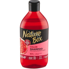 Nature Box Granatapfel feuchtigkeitsspendendes und revitalisierendes Shampoo für den Farbschutz mit 100% kaltgepresstem Granatapfelöl, geeignet für Veganer 385 ml