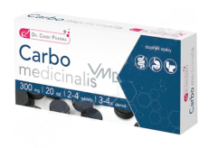 DR. Candy Pharma Carbo medicinalis reduziert übermäßige Darmblähungen um 20 Tabletten à 300 mg